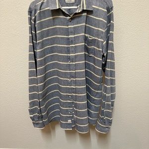 Marine Layer 100% cotton button down in size “larger”
